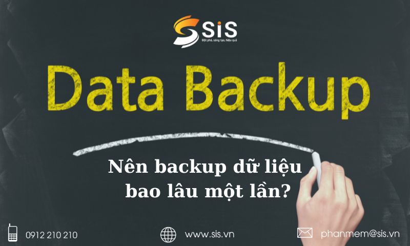 N&ecirc;n sao lưu dữ liệu bao l&acirc;u một lần?
