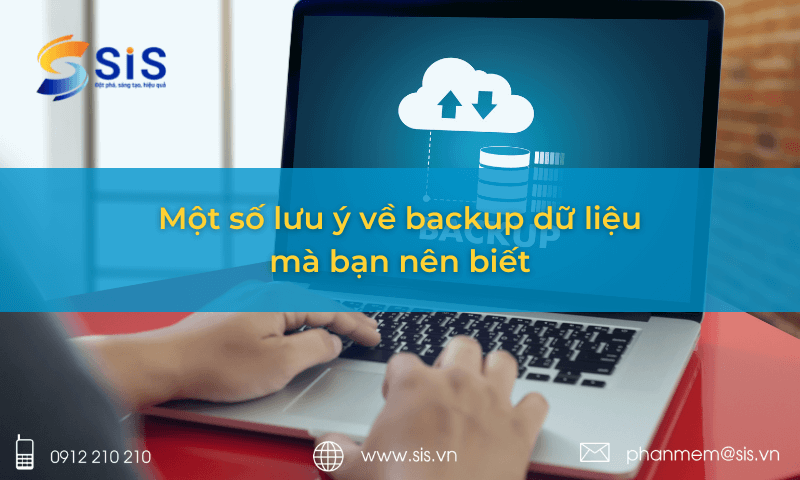 Một số lưu &yacute; về backup dữ liệu