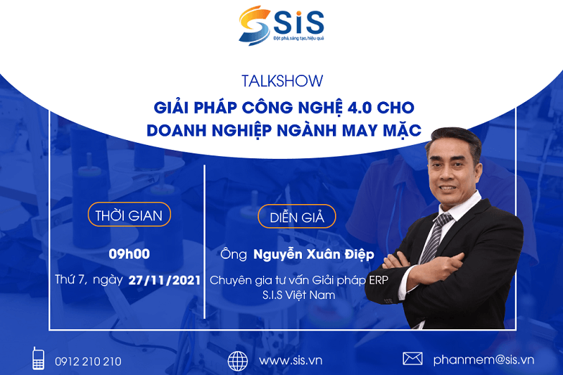 Sự kiện online về Giải ph&aacute;p C&ocirc;ng nghệ 4.0 cho doanh nghiệp Ng&agrave;nh May mặc