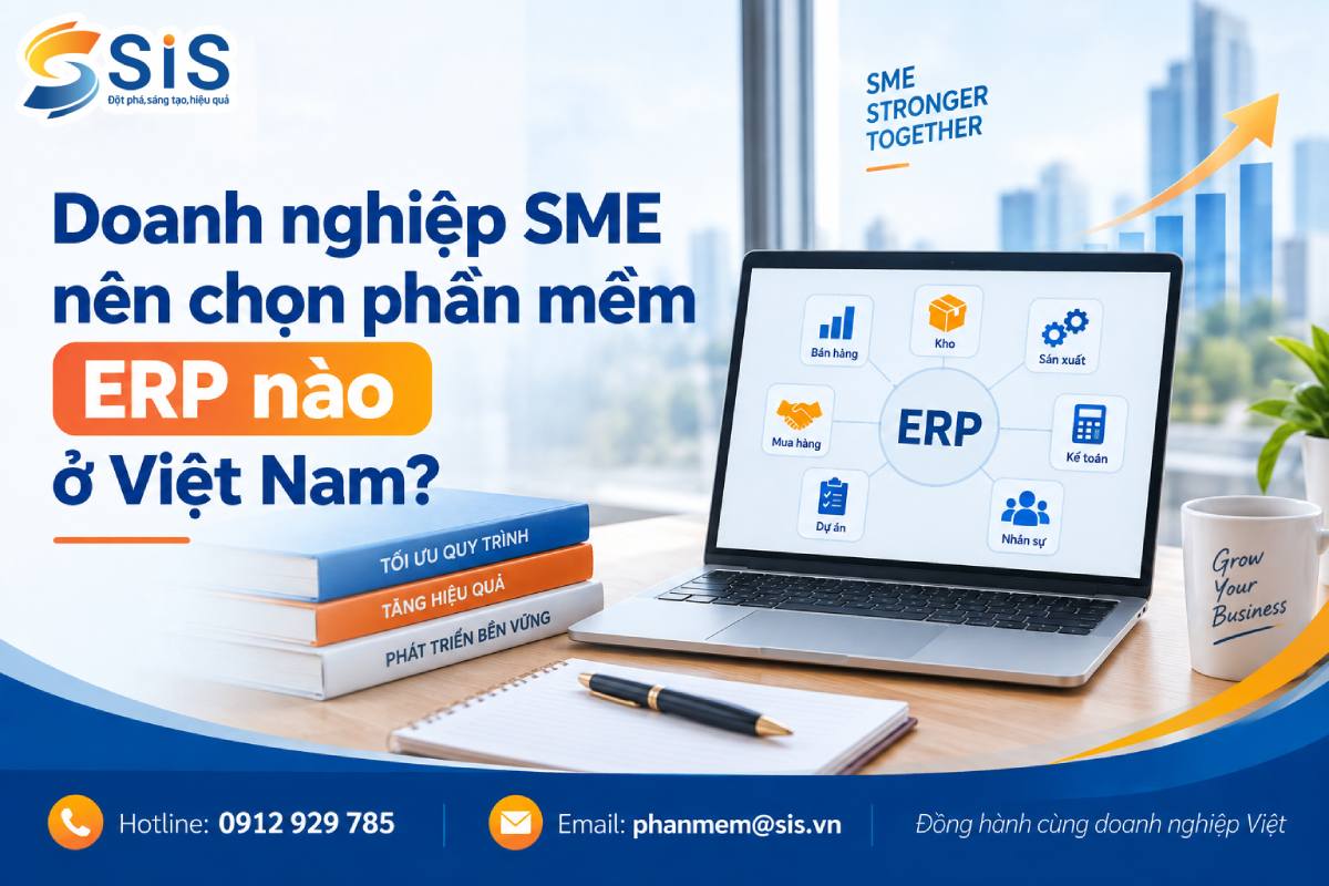 Doanh nghiệp SME n&ecirc;n chọn phần mềm ERP n&agrave;o ở Việt Nam?