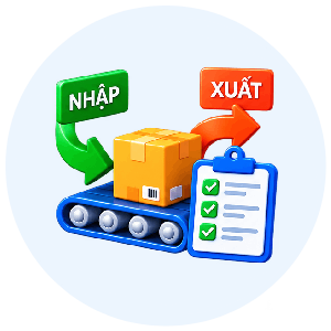 03. Theo dõi nhập – xuất – tồn xuyên suốt