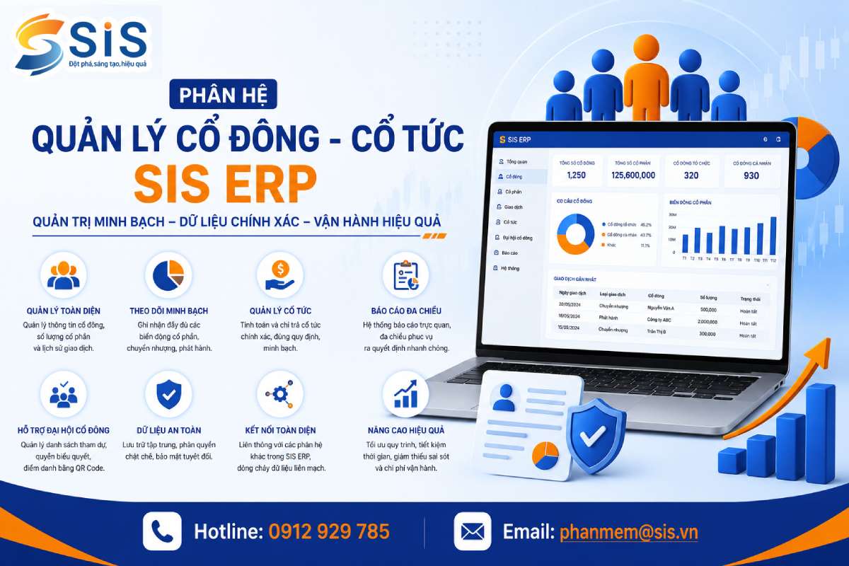 SIS ERP SME &ndash; Shareholder Management: Transparent, Accurate Shareholder Governance on One Platform