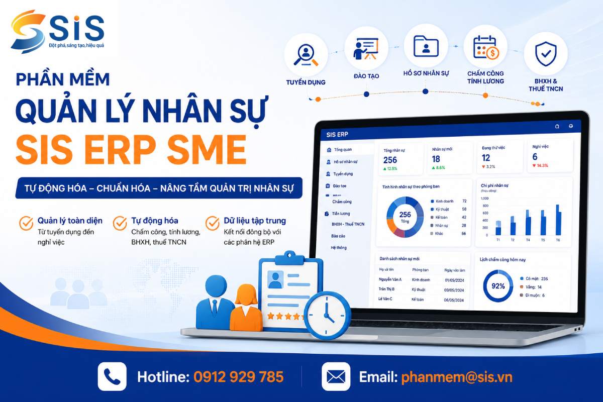 SIS ERP SME HR & Payroll Management Software: Automating HR Administration on One Platform